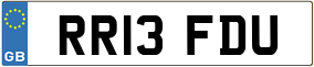 Truck License Plate